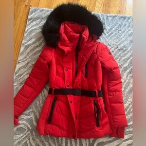 Michael Kors Puffer Jacket Red XS